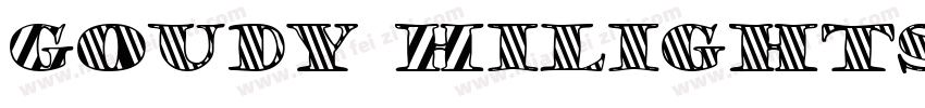 Goudy HilightsSSK字体转换